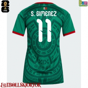 Mexiko Santiago Gimenez #11 Hemmatröja Dam VM 2026 Kortärmad